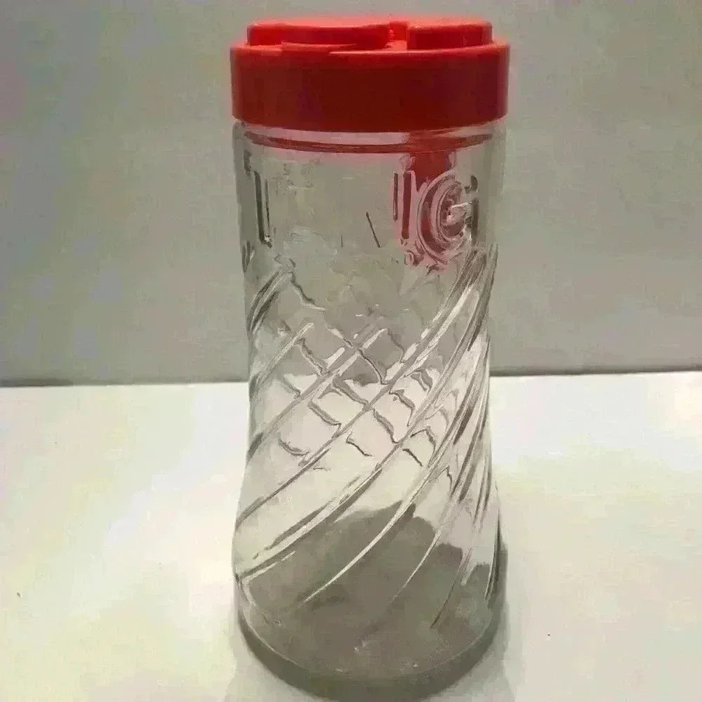 Vintage Glass Tang Pitcher